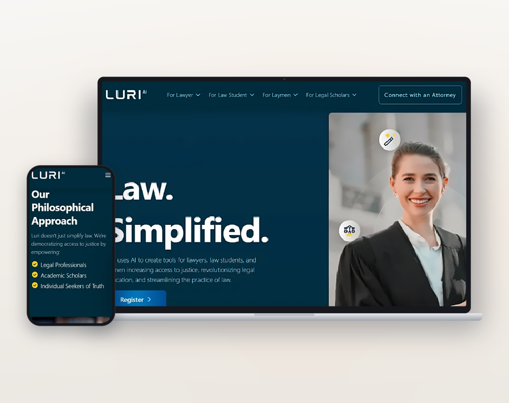 Luri on desktop and mobile